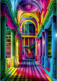 Athenaeum | Colourbloom Collection | Clementoni | 1000 Pieces | Jigsaw Puzzle