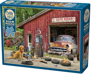 Auto Repair - Greg Giordano | Cobble Hill | 500 Pieces | Jigsaw Puzzle