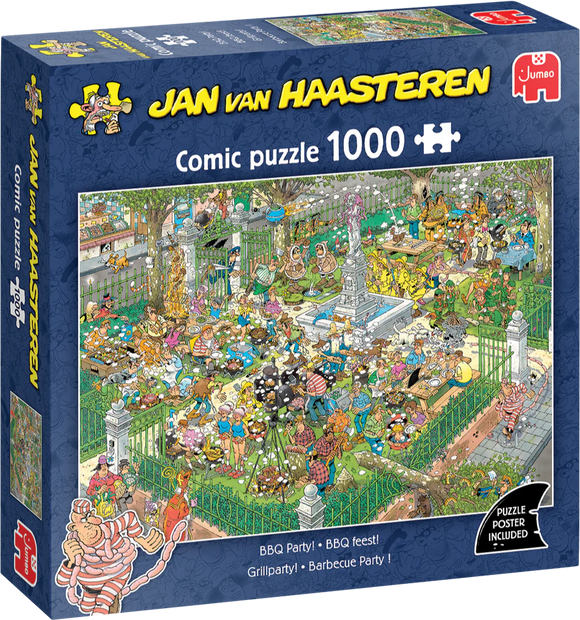 BBQ Party! - Jan van Haasteren | Jumbo | 1000 Pieces | Jigsaw Puzzle