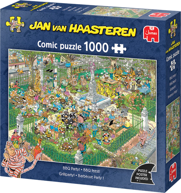 BBQ Party! - Jan van Haasteren | Jumbo | 1000 Pieces | Jigsaw Puzzle