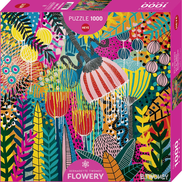 Beautiful Futures - Flowery | Bernadette Twomey | Heye | 1000 Pieces | Jigsaw Puzzle