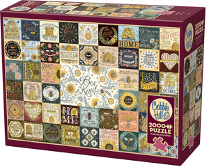 Bee Kind - Deb Strain | Cobble Hill | 2000 Pieces | Jigsaw Puzzle