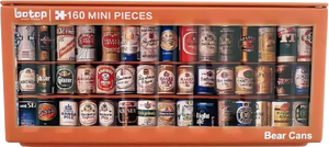 Beer Can | Botop | 160 Pieces | Mini Jigsaw Puzzle