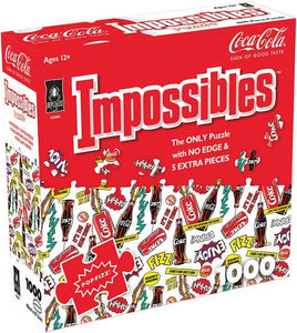 Coca-Cola - Pop Fizz | Impossibles | Bepuzzled | 1000 Pieces | Jigsaw Puzzle