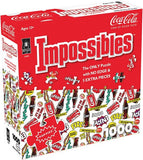 Bepuzzled | Coca-Cola - Pop Fizz | Impossibles | 1000 Pieces | Jigsaw Puzzle