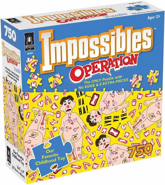 Bepuzzled | Operation | Impossibles | 750 Pieces | Jigsaw Puzzle