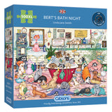 Bert's Bath Night - Linda Jane Smith | Gibsons | 500 XL Pieces | Jigsaw Puzzle