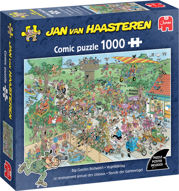 Big Garden Birdwatch - Jan van Haasteren | Jumbo | 1000 Pieces | Jigsaw Puzzle
