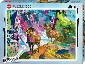 Big Horns - Rebrush! | Günter Konrad | Heye | 1000 Pieces | Jigsaw Puzzle