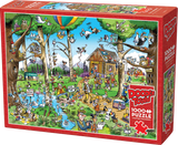 Birdwatcher's Paradise - Doodletown | Dave Whamond | Cobble Hill | 1000 Pieces | Jigsaw Puzzle
