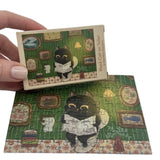 Black Cat On The Toilet - Miss Wenly | The Puzzle Collab | 99 Pieces | Micro Jigsaw Puzzle