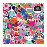 Blooming Cats - Tara Lilly | Mudpuppy | 500 Pieces | Jigsaw Puzzle