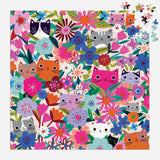 Blooming Cats - Tara Lilly | Mudpuppy | 500 Pieces | Jigsaw Puzzle