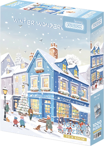 Blue Cafe | Fusion | Botop | 1000 Pieces | Jigsaw Puzzle