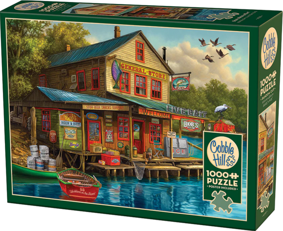 Bob's Beer & Bait - Chris Bigelow | Cobble Hill | 1000 Pieces | Jigsaw Puzzle