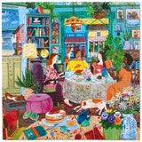 Books & Tea By The Sea - Victoria Ball | Eeboo | 1000 Pieces | Jigsaw Puzzle