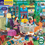 Books & Tea By The Sea - Victoria Ball | Eeboo | 1000 Pieces | Jigsaw Puzzle