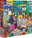 Books & Tea By The Sea - Victoria Ball | Eeboo | 1000 Pieces | Jigsaw Puzzle
