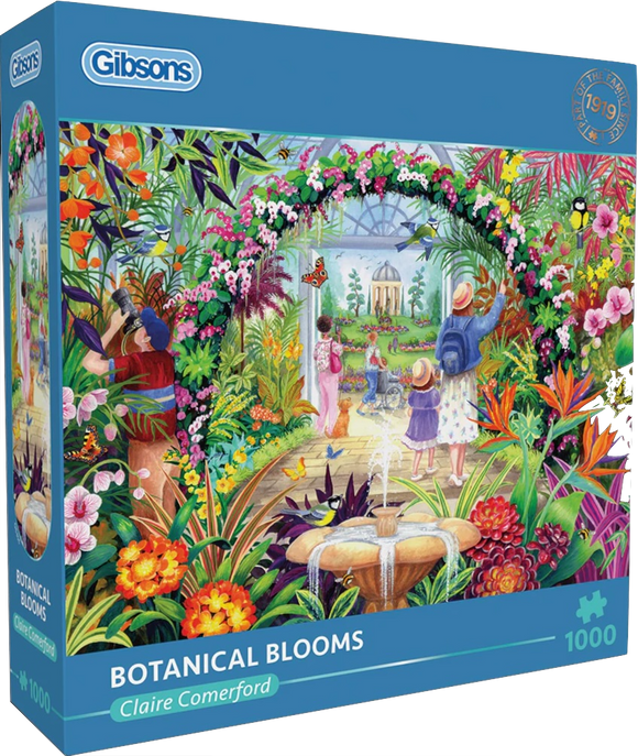 Botanical Blooms - Claire Comerford | Gibsons | 1000 Pieces | Jigsaw Puzzle