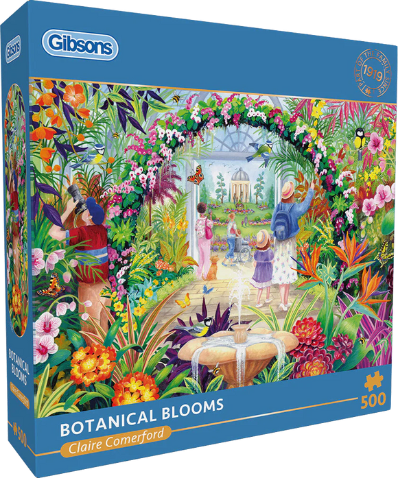 Botanical Blooms - Claire Comerford | Gibsons | 500 Pieces | Jigsaw Puzzle