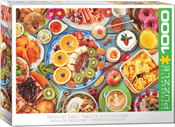 Breakfast Table - Flavours Of The World | Eurographics | 1000 Pieces | Jigsaw Puzzle