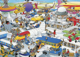 Busy Airport - Jan van Haasteren | Jumbo | 1000 Pieces | Jigsaw Puzzle