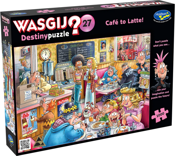 Café To Latte! - Destiny No.27 | Wasgij? | Holdson | 1000 Pieces | Jigsaw Puzzle