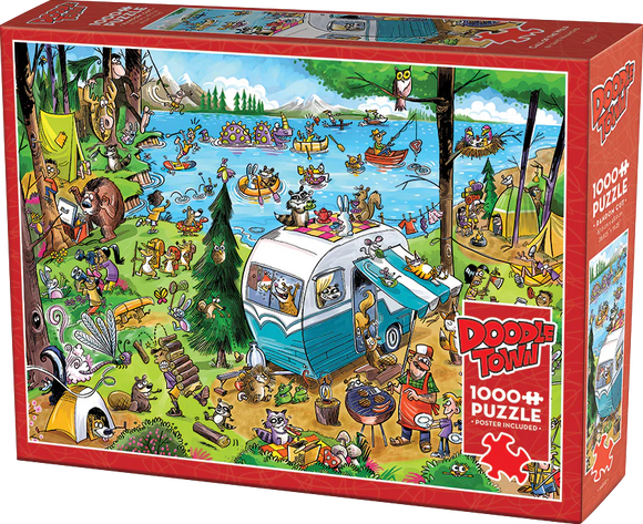 Call Of The Wild - Doodletown | Dave Whamond | Cobble Hill | 1000 Pieces | Jigsaw Puzzle