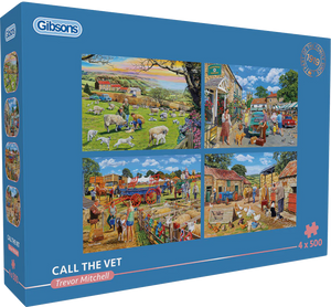 Call The Vet - Trevor Mitchell | Gibsons | 4 X 500 Pieces | Jigsaw Puzzle