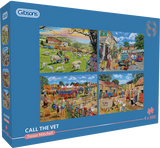 Call The Vet - Trevor Mitchell | Gibsons | 4 X 500 Pieces | Jigsaw Puzzle