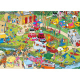 Campsite Capers - Jokesaws | Andy Tudor | Gibsons | 1000 Pieces | Jigsaw Puzzle
