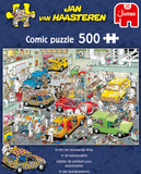 In The Car Respraying Shop - Jan van Haasteren | Jumbo | 500 Pieces | Jigsaw Puzzle