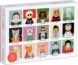 Cat Icons - Nia Gould | Happily | 1000 Pieces | Jigsaw Puzzle