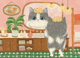 Cat In The Bathroom - Miss Wenly | The Puzzle Collab | 99 Pieces | Micro Jigsaw Puzzle