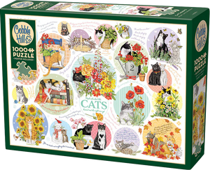 Cat Thoughts - Mary Lake-Thompson | Cobble Hill | 1000 Pieces | Jigsaw Puzzle