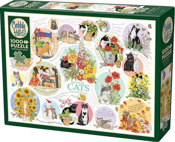 Cat Thoughts - Mary Lake-Thompson | Cobble Hill | 1000 Pieces | Jigsaw Puzzle