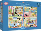 Catastrophe Cottage - Kate Mawdsley | Gibsons | 4 X 500 Pieces | Jigsaw Puzzle