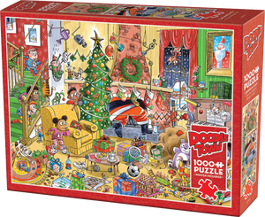 Catching Santa - Doodletown | Dave Whamond | Cobble Hill | 1000 Pieces | Jigsaw Puzzle