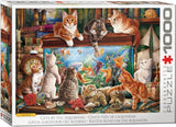 Cats By Aquarium | Eurographics | 1000 Pieces | Jigsaw Puzzle