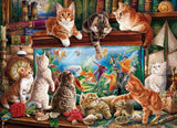 Cats By Aquarium | Eurographics | 1000 Pieces | Jigsaw Puzzle