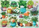 Cats vs Plants | Cobble Hill | 500 Pieces | Jigsaw Puzzle