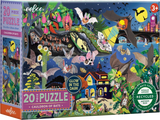 Cauldron of Bats - Linda Bleck | Eeboo | 20 XL Pieces | Jigsaw Puzzle