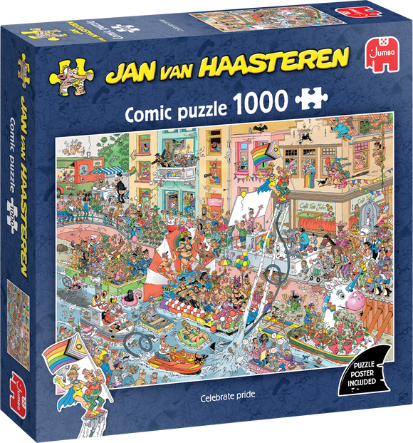 Celebrate Pride - Jan van Haasteren | Jumbo | 1000 Pieces | Jigsaw Puzzle
