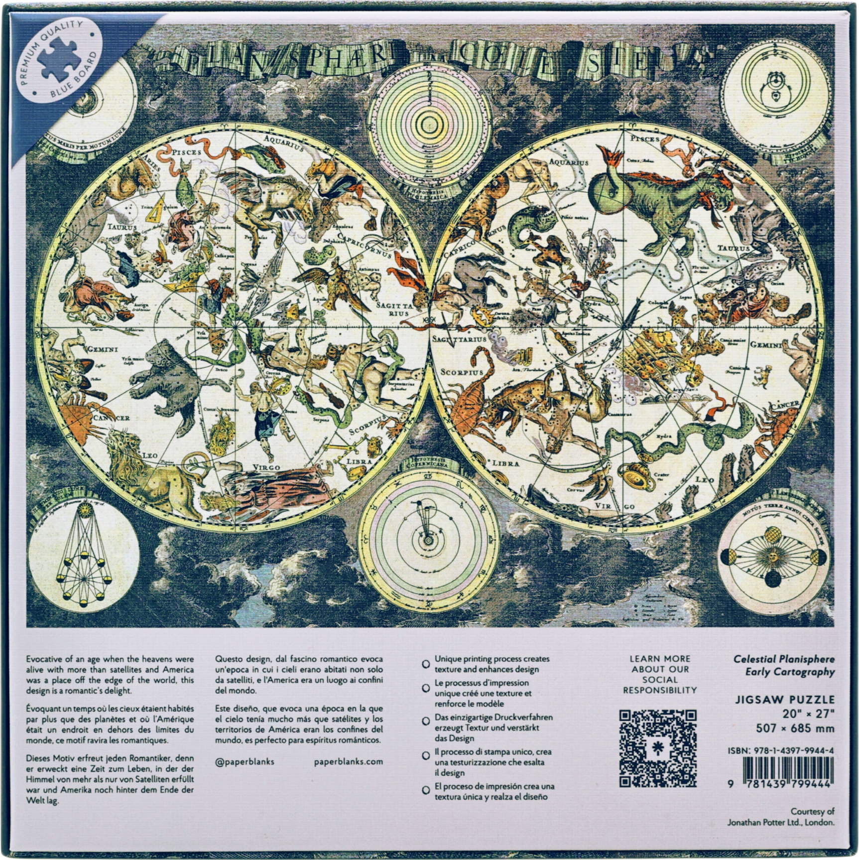 Celestial Planisphere - Early Cartography | Paperblanks | 1000