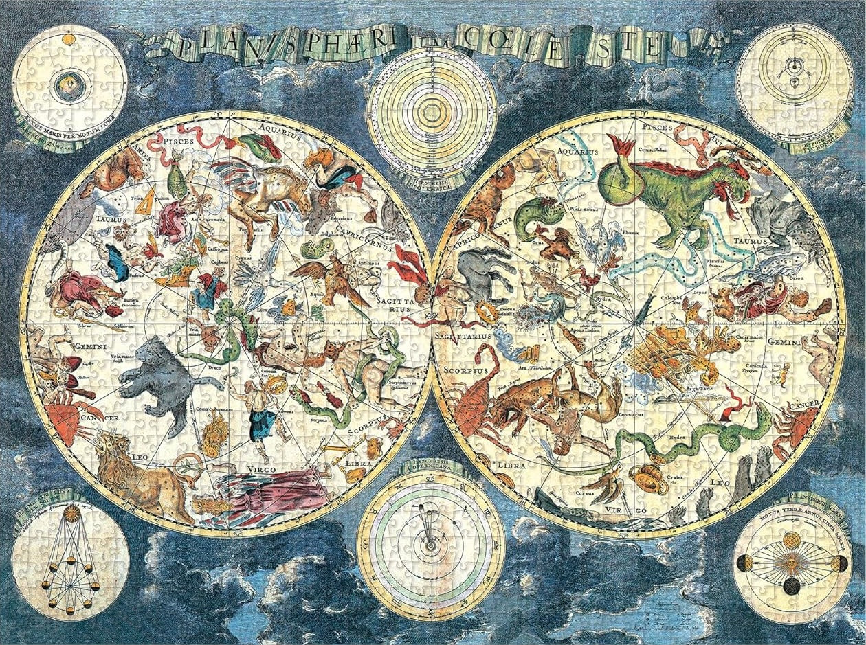 Celestial Planisphere - Early Cartography | Paperblanks | 1000 Pieces –  Puzzles +