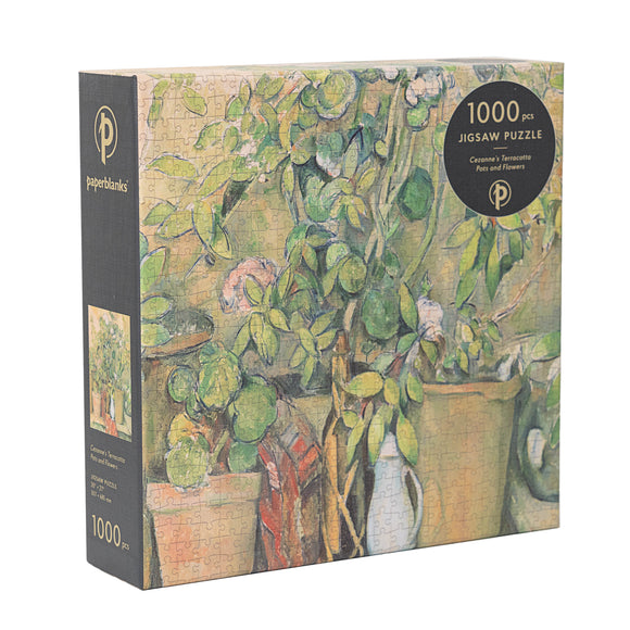 Cezanne’s Terracotta Pots and Flowers - Paul Cézanne | Paperblanks | 1000 Pieces | Jigsaw Puzzle