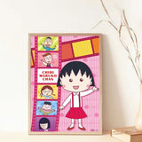 Reel - Chibi Maruko-chan | Blackcard  | Botop | 300 Pieces | Jigsaw Puzzle