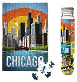 Chicago Sunrise | Micro Puzzles | 150 Pieces | Micro Jigsaw Puzzle