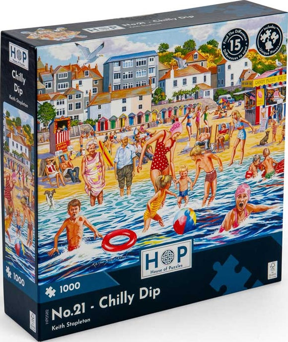 Chilly Dip - Keith Stapleton | House Of Puzzles | 1000 Pieces | Jigsaw Puzzle