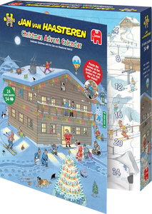 Christmas Advent Calendar 2025 | Jan Van Haasteren | Jumbo | 24 x 54 Pieces | Jigsaw Puzzle